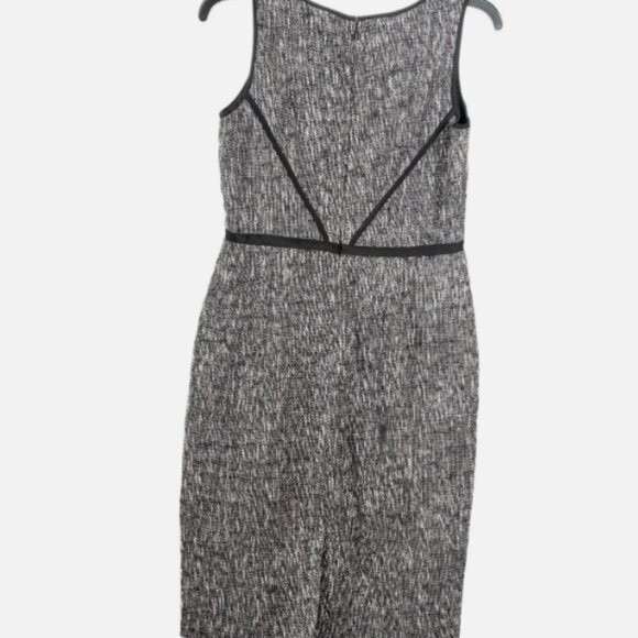 Ann Taylor Classic Tweed Pencil Sheath Dress Size 4 Elegant Business Wedding - Picture 5 of 11